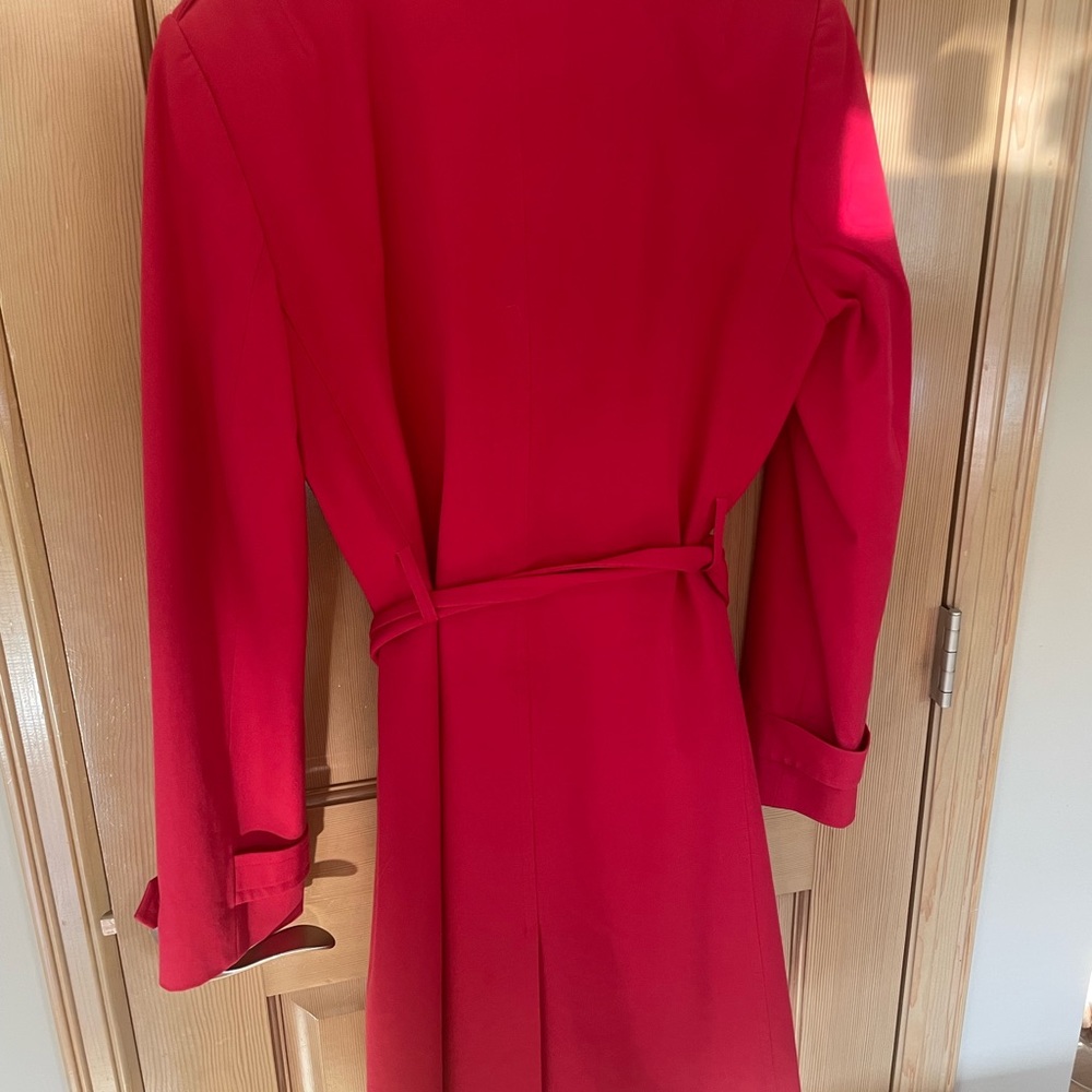 Tahari Red Blazer with Belt - Picture 2 of 3